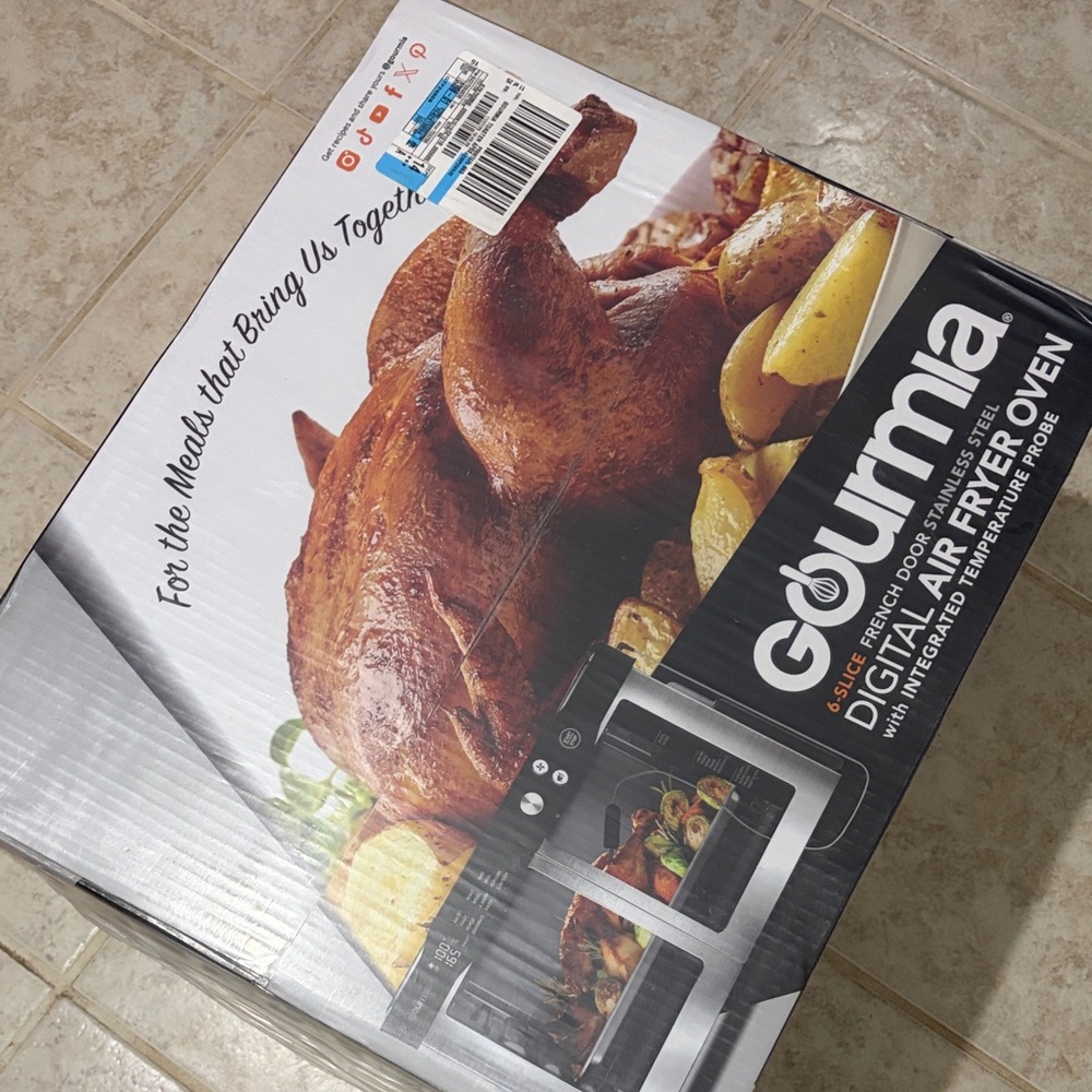 Gourmia Black Digital Air Fryer Oven